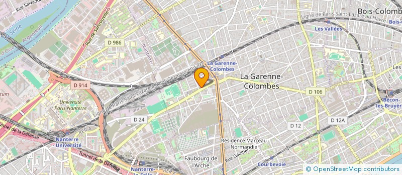 localisation de l'entreprise 2W PARTNERS à LA GARENNE-COLOMBES
