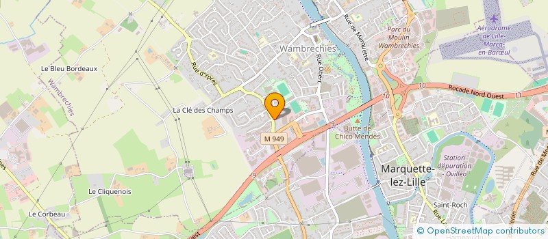 localisation de l'entreprise 2WA  WAMBRECHIES