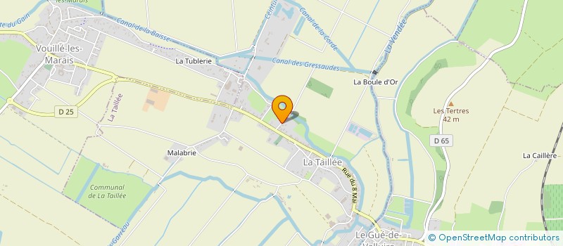localisation de l'entreprise 2WIN à LA TAILLEE