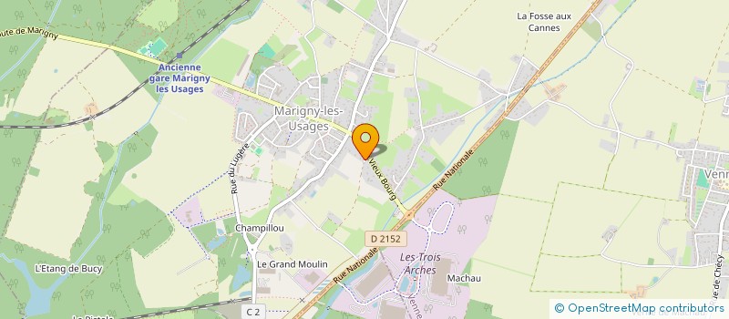 localisation de l'entreprise 2X24 à MARIGNY-LES-USAGES