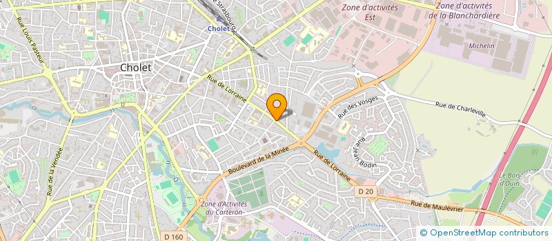 localisation de l'entreprise 2XM à CHOLET