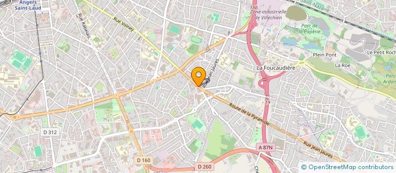 localisation de l'entreprise 2Y à ANGERS