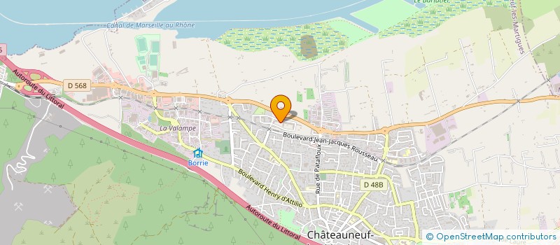localisation de l'entreprise 2Y TRANSPORTS à CHATEAUNEUF-LES-MARTIGUES