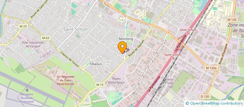 localisation de l'entreprise 2YA 31  TOULOUSE