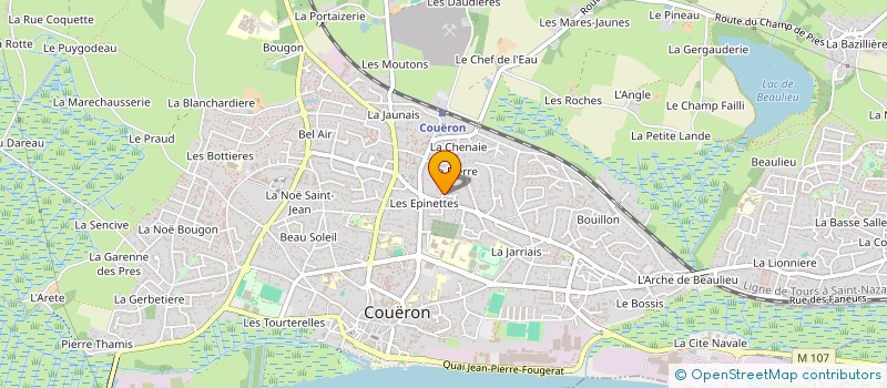 localisation de l'entreprise 2YJ à COUERON