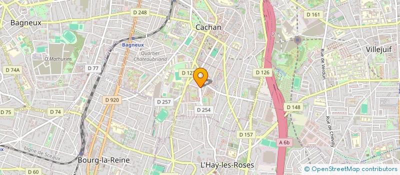 localisation de l'entreprise 2Z TRANSPORTS à CACHAN