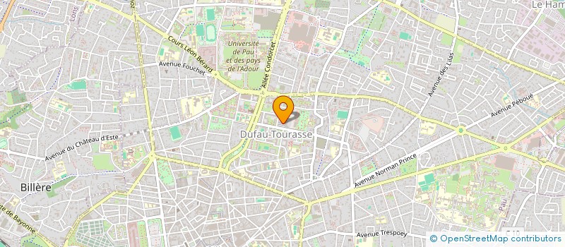 localisation de l'entreprise 2ZADISTRIBUTION à PAU