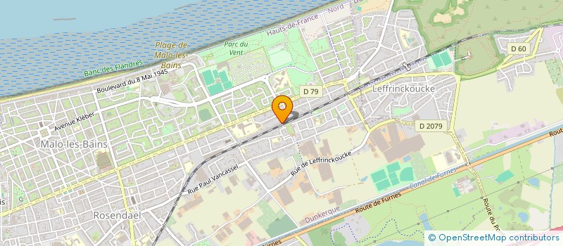 localisation de l'entreprise 2ZELI à DUNKERQUE