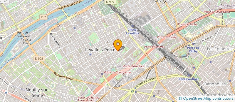 localisation de l'entreprise 3.0 INVEST à LEVALLOIS-PERRET