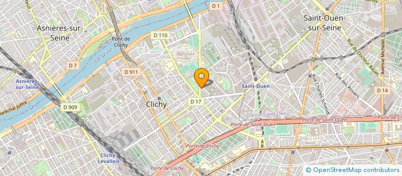 localisation de l'entreprise 3.0 PRODUCTION à SAINT-OUEN-SUR-SEINE