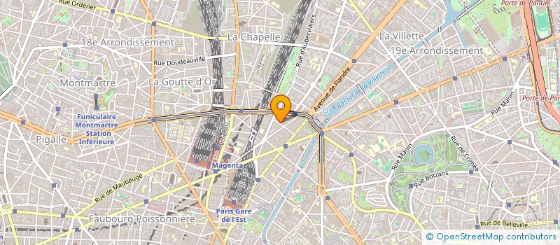 localisation de l'entreprise 3 + 1 ARCHITECTES  PARIS