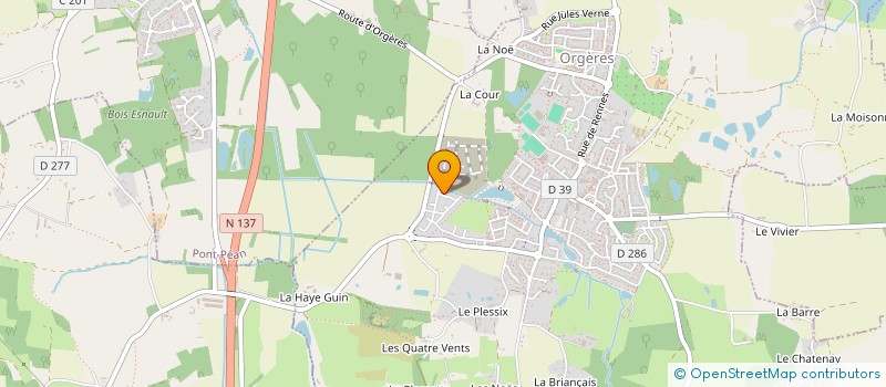 localisation de l'entreprise 3,2,1 CONSULTING à ORGERES