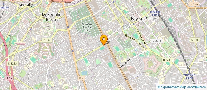 localisation de l'entreprise 3@3+  IVRY-SUR-SEINE