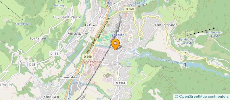 localisation de l'entreprise 3 A  BRIANCON