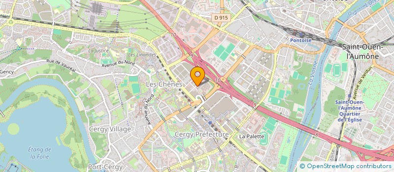 localisation de l'entreprise 3 A à CERGY