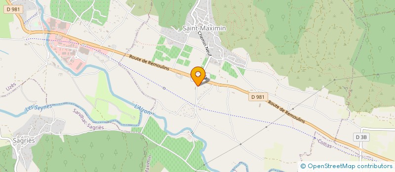 localisation de l'entreprise 3 A  SAINT-MAXIMIN