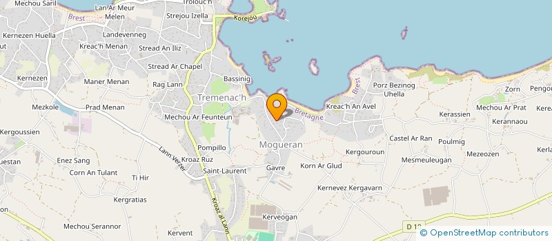 localisation de l'entreprise 3 A-  ARCHITECTE  PLOUGUERNEAU