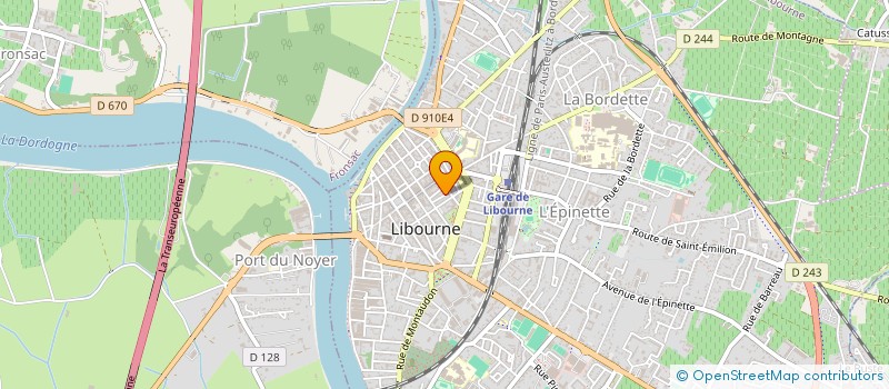 localisation de l'entreprise 3 A - ASSOCIATION D'AIDES AUX ASSOCIATIONS  LIBOURNE