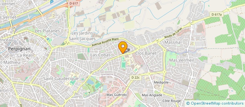 localisation de l'entreprise 3 A CALVET  PERPIGNAN