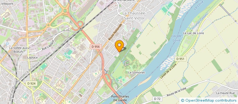 localisation de l'entreprise 3.A.L.  LA CHAUSSEE-SAINT-VICTOR