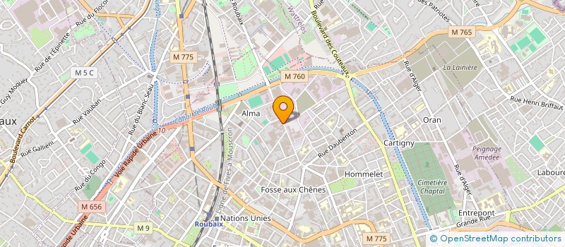 localisation de l'entreprise 3 A RENOV  ROUBAIX