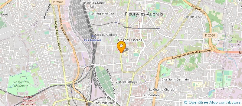 localisation de l'entreprise 3 A REPROGRAPHIE SARL à FLEURY-LES-AUBRAIS