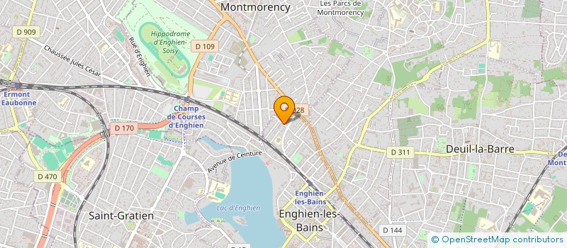 localisation de l'entreprise 3 A V B à ENGHIEN-LES-BAINS