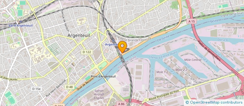 localisation de l'entreprise 3 ACES  ARGENTEUIL