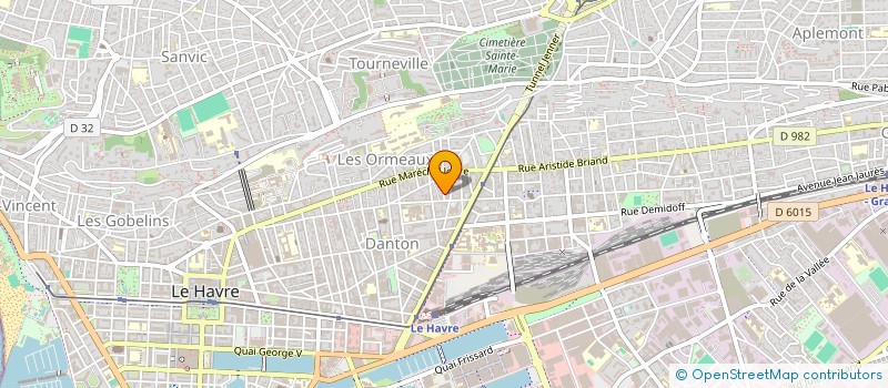 localisation de l'entreprise 3 AD à LE HAVRE