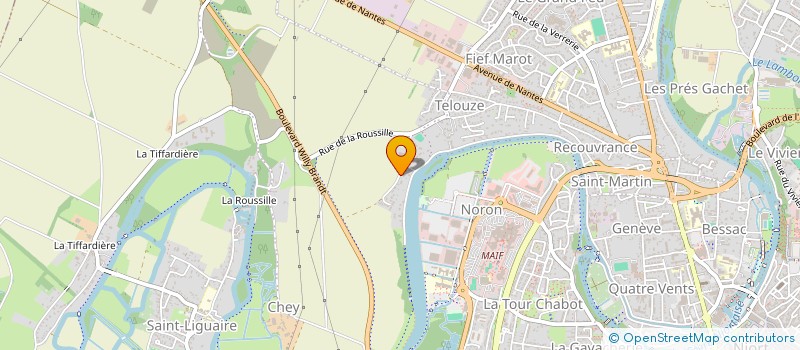 localisation de l'entreprise 3 ADP  NIORT