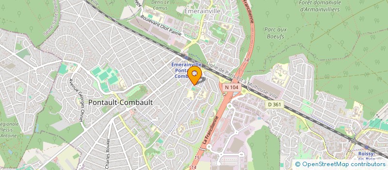 localisation de l'entreprise 3 AILES à PONTAULT-COMBAULT