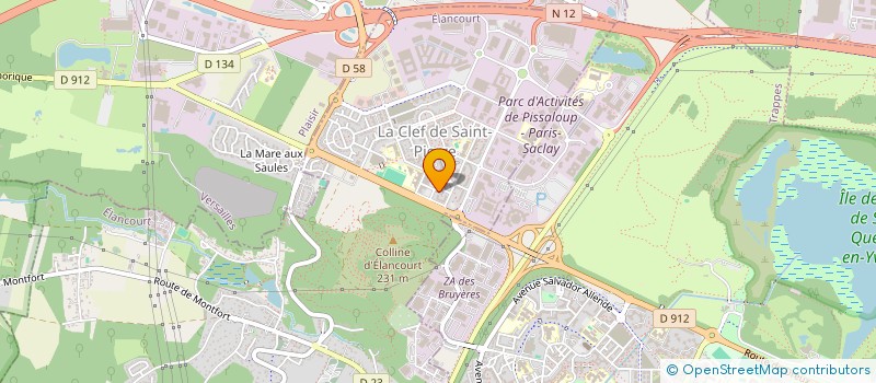 localisation de l'entreprise 3 AS ASSURANCES  ELANCOURT