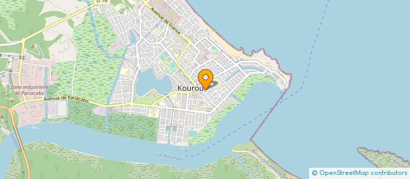 localisation de l'entreprise 3 ASSOCIATION D'ALPHABETISATION ET D'ACTION SOCIALE DE KOUROU  KOUROU