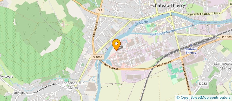 localisation de l'entreprise 3 AXES à CHATEAU-THIERRY