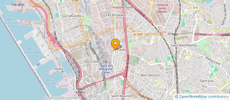 localisation de l'entreprise 3 AXES à MARSEILLE