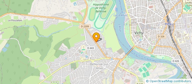 localisation de l'entreprise 3 B à BELLERIVE-SUR-ALLIER