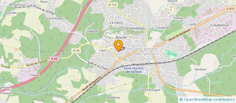localisation de l'entreprise 3 B à SAINT-VINCENT-DE-TYROSSE