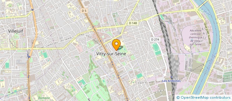 localisation de l'entreprise 3 B à VITRY-SUR-SEINE