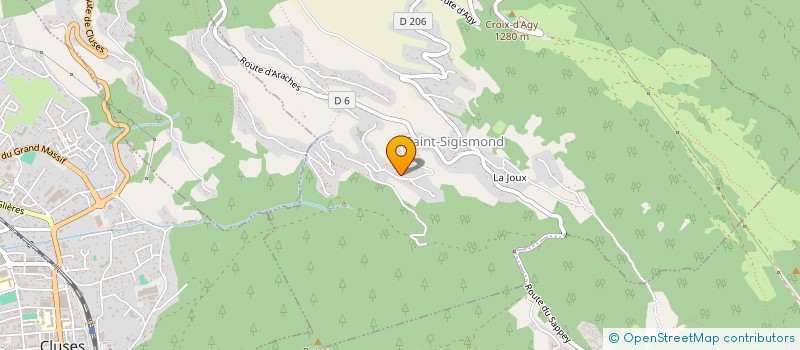 localisation de l'entreprise 3 B  ARACHES-LA-FRASSE