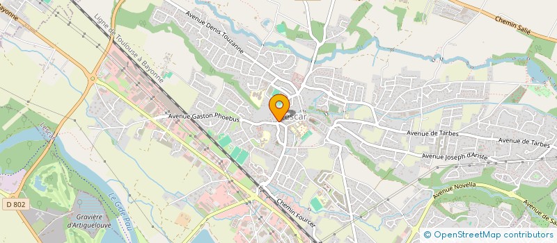 localisation de l'entreprise 3 B  LESCAR