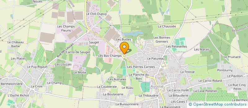 localisation de l'entreprise 3 B à AVOINE