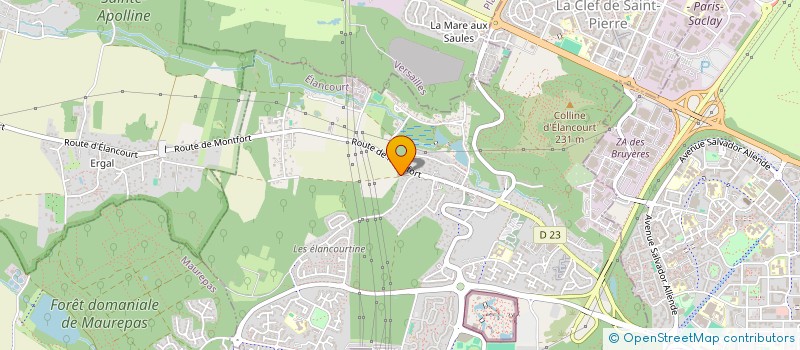 localisation de l'entreprise 3 B COIGNIERES  ELANCOURT