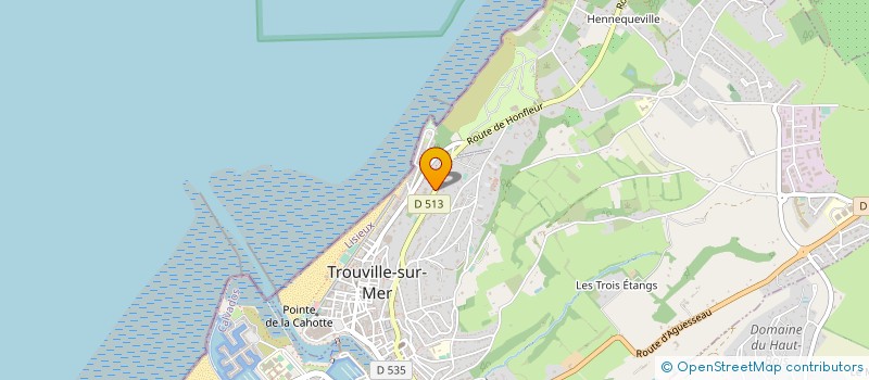 localisation de l'entreprise 3.B.COSMETIQUES  TROUVILLE-SUR-MER