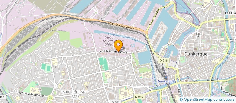 localisation de l'entreprise 3 B DUNKERQUE à DUNKERQUE