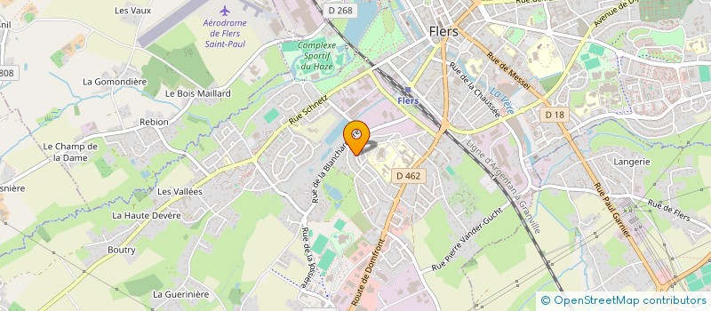 localisation de l'entreprise 3 B ETANCHEITE à FLERS
