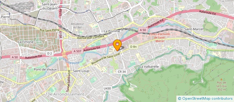 localisation de l'entreprise 3 B IMMOBILIER à MARSEILLE