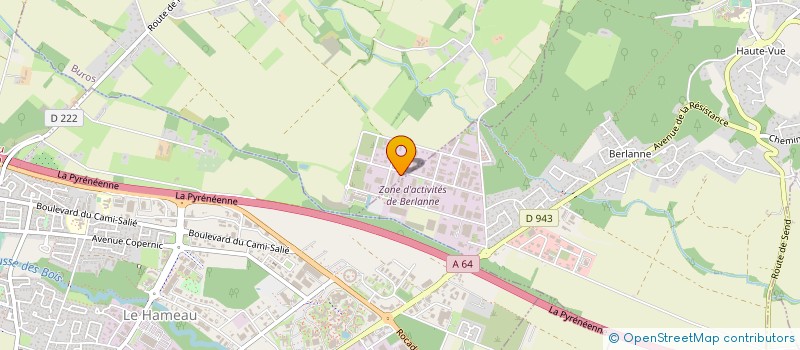 localisation de l'entreprise 3 B MESSAGERIES à MORLAAS