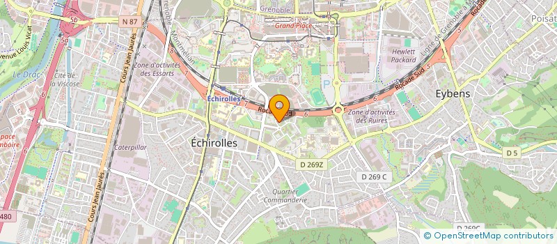 localisation de l'entreprise 3 B RENO  ECHIROLLES