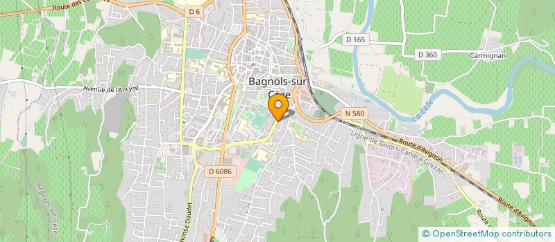 localisation de l'entreprise 3 B SA à BAGNOLS-SUR-CEZE