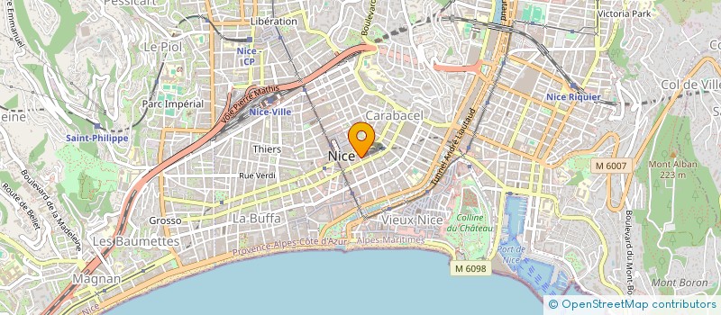 localisation de l'entreprise 3 B SERVICES  NICE